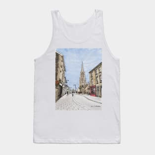 St Johns Street Bury St Edmunds Watercolour Painting Tank Top